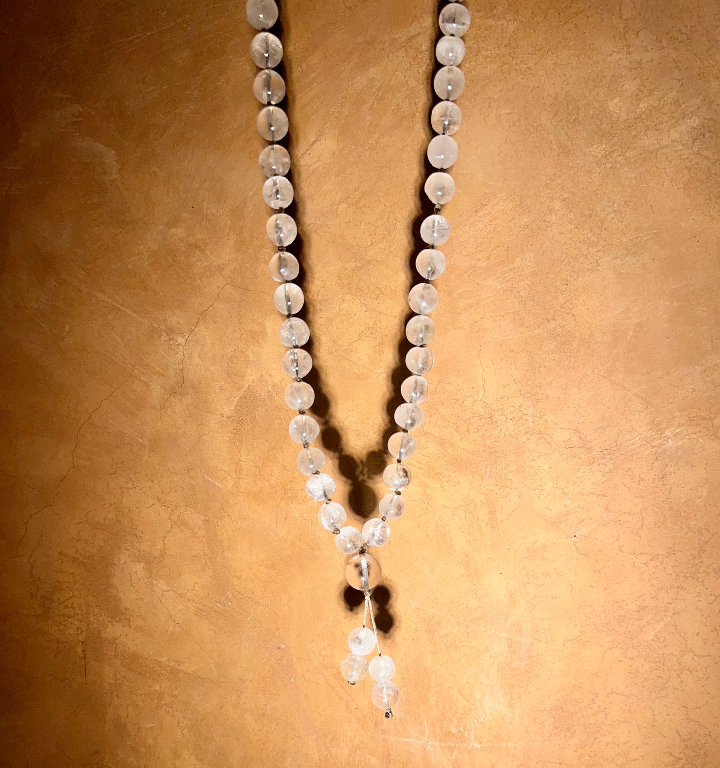 White Quartz Meditation Mala